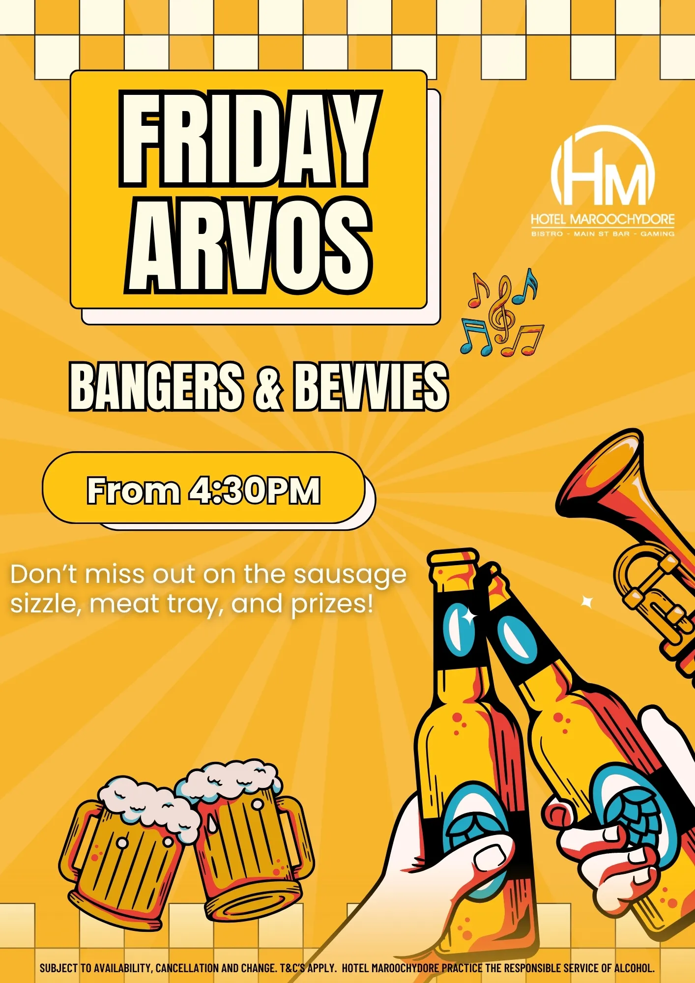 Friday Arvo Fun only at Hotel Maroochydore, your go to local